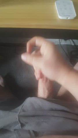 Explosive precum, thick load
