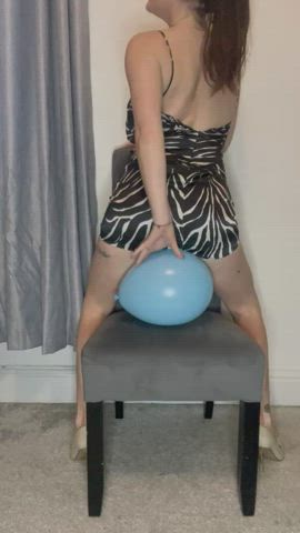 balloons fetish heels gif