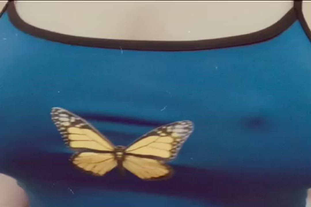 Big Tits Bouncing Tits Clothed Curvy Erect Nipples gif