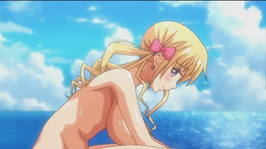 Another beach creampie (Nariyuki Papakatsu Girls!! ep1)