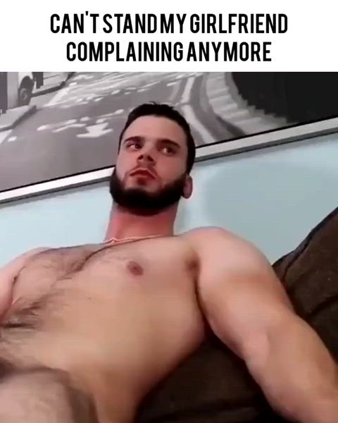 Poor guy can't take it anymore