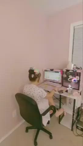 Forcing a cute girl.