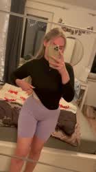 small in the front, but thick in the back