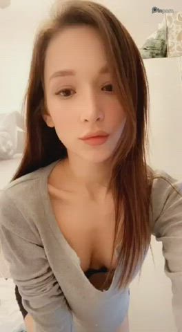 Asian Big Ass Yoga Pants gif