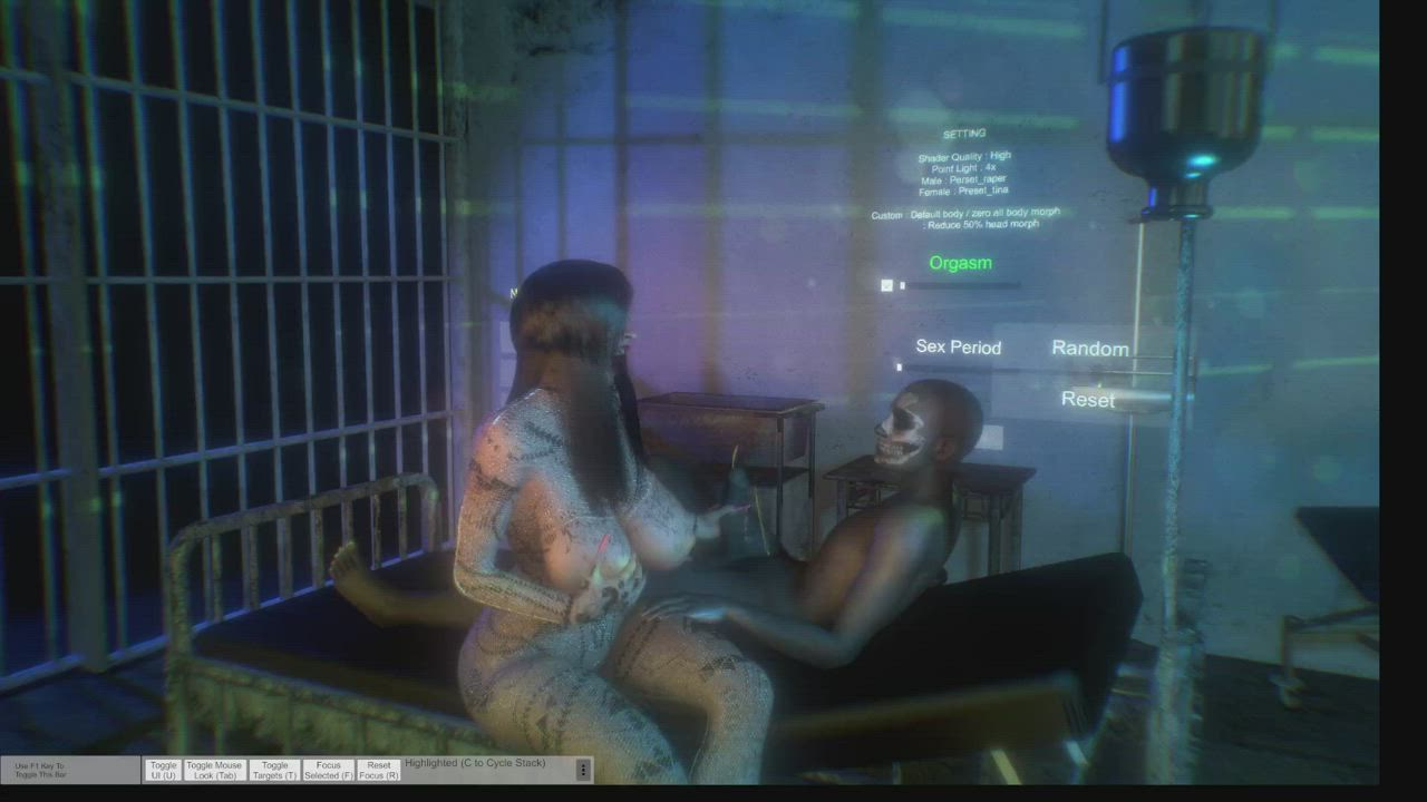 3D Female Prison gif