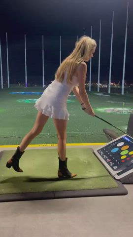 Blonde Legs Outdoor gif