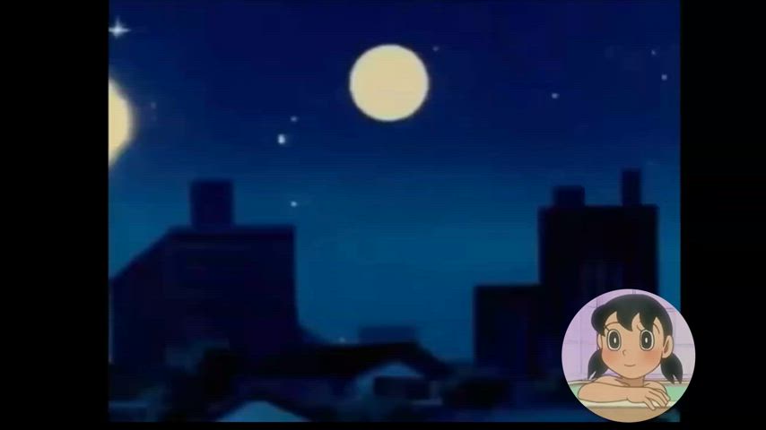 Nobita watches Shizuka bathing in his dreams!