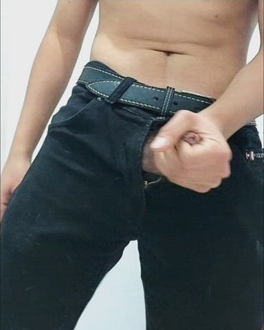 big dick jerk off teen gif