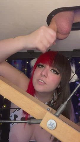 boobs cock milking edging handjob milking milking table orgasm ruined orgasm gif