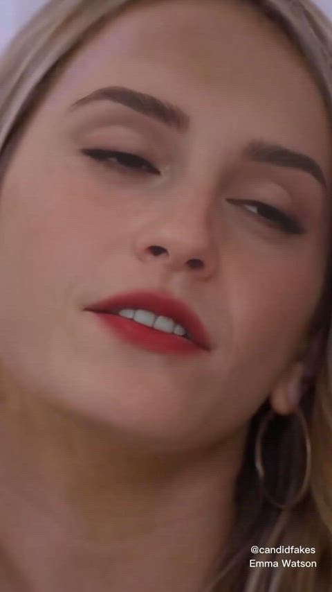ai upscaled ai generated celebrity emma watson pornstar sex gif