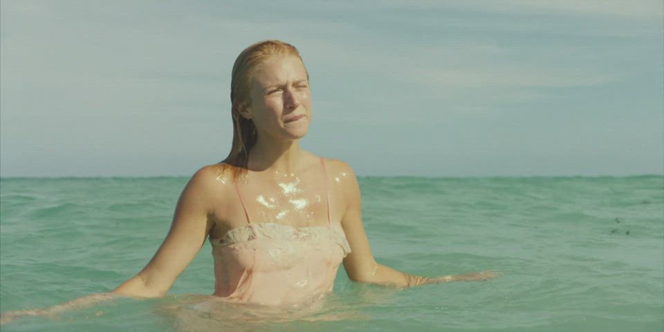 celebrity cute underwater gif
