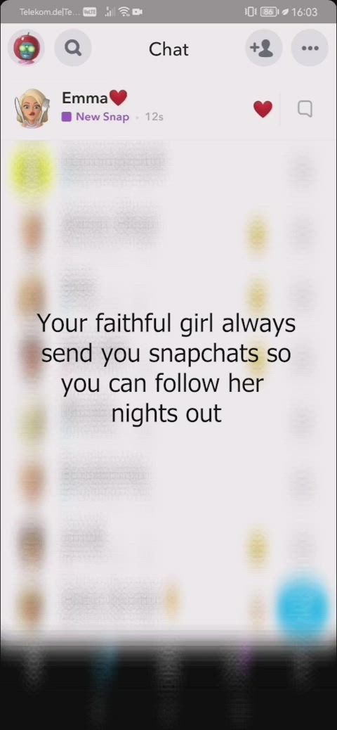 Your girl got drunk and accidentally sent you this on snapchat (I sent this to hubby