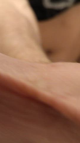 balls cock gay penis shaved slapping gif