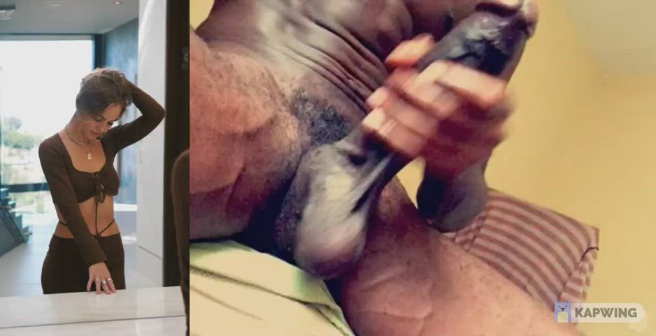 bbc babe babecock balls big dick blonde celebrity jerk off tiktok gif