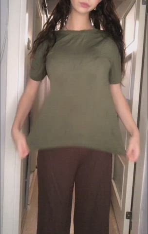 I like wearing baggy clothes so I think guys are surprised when they see what's under