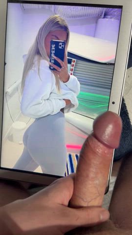 babecock big ass big dick blonde cock leggings male masturbation masturbating scottish