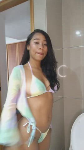 asian ass booty teasing gif