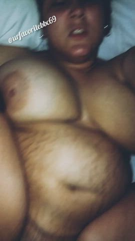 Chubby girl’s fat pussy getting violated