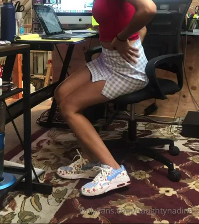 Flashing at work 🥵What would you do if you caught me ?