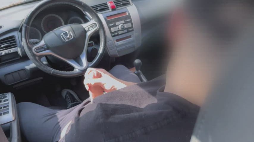 Public masturbation in my car at shopping parking 🚗