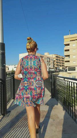 I love this summer dress, and wear it lots (never wear panties with it), but it does