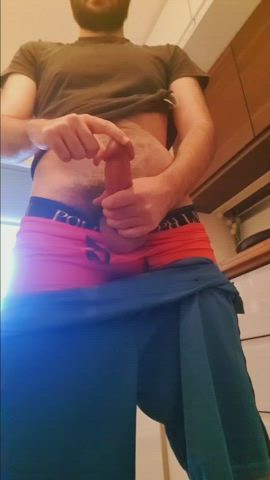Just playing with the precum on the tip of my cock 🍆💧 and thinking to myself