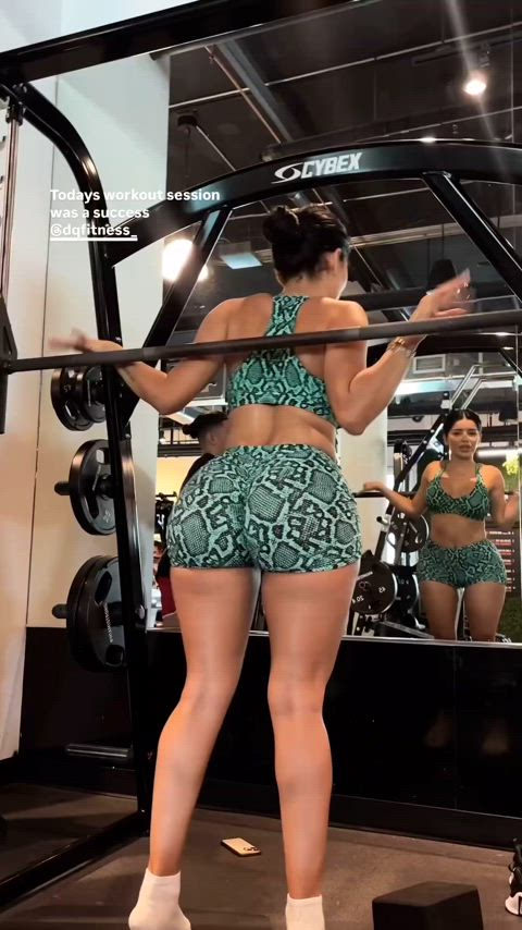 ass ass shaking body bodysuit gym latina shaking gif