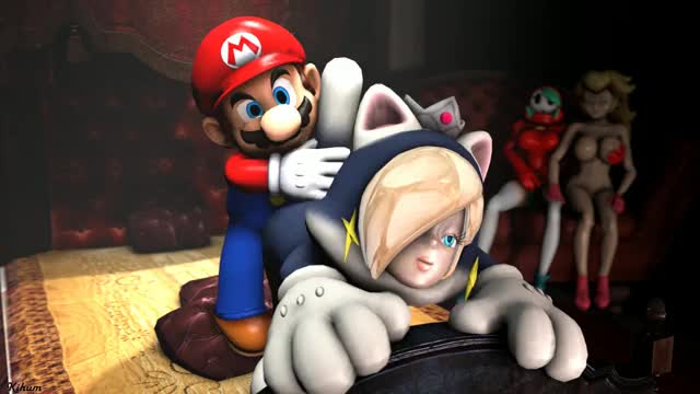 Cat Rosalina x Mario doggy