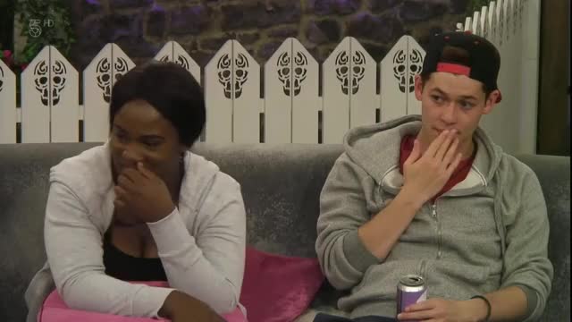 Big Brother UK18 - Charlotte Keys Upskirt