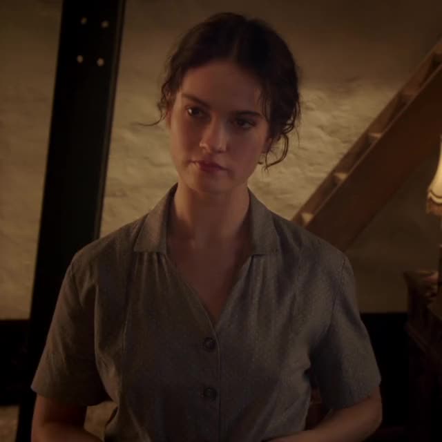 Lily James in The Exception (2016)