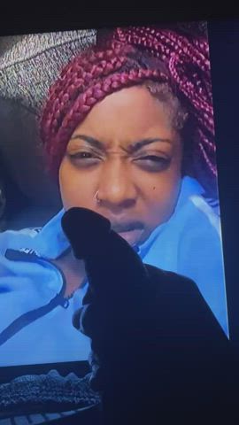 BBC Big Dick Ebony Tribute gif