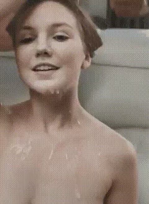 collared cum cum on tits gif