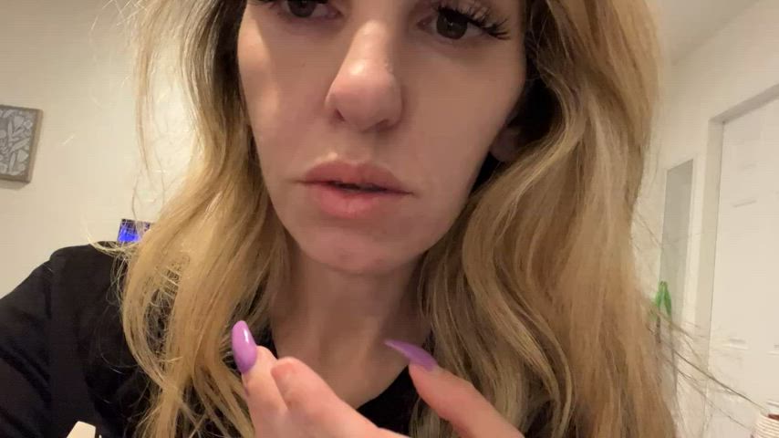 drooling sloppy spit gif