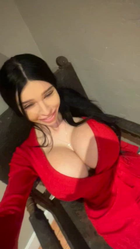 fake tits huge tits irish swedish gif