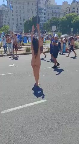 nsfw nude public gif