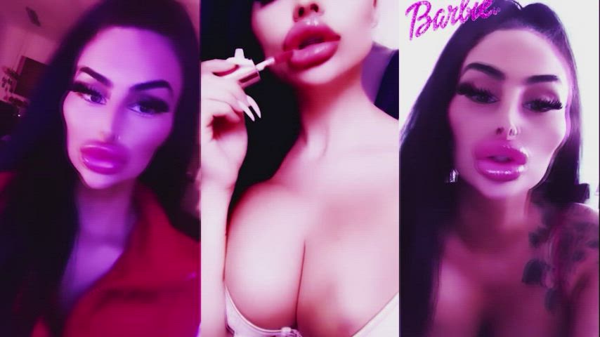 doll hypnosis lips lipstick lipstick fetish sissy gif