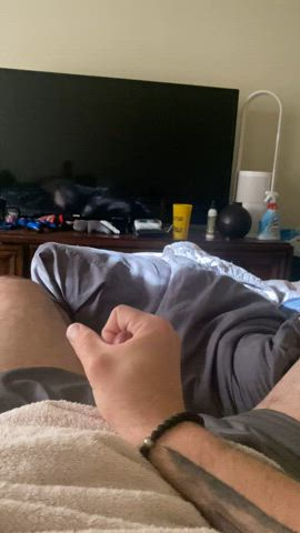 cum cumshot daddy edging thick thick cock gif