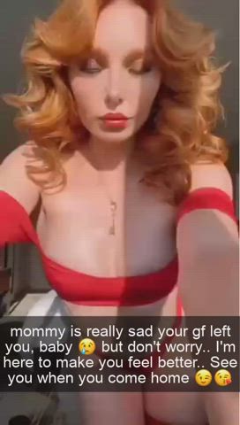 Mommy's here to make you feel better 😉😘