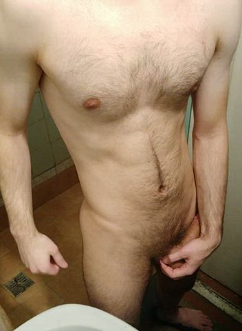 abs amateur bwc big dick hairy chest hairy cock jerk off male masturbation tease