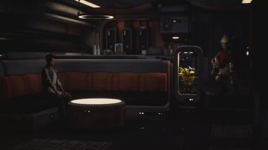 Without clothes, Merrin feels like the Mantis’ new free use sex slave in this scene