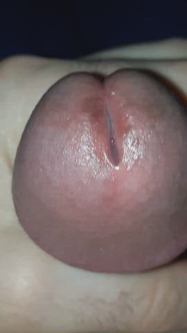 Oozing cum closeup