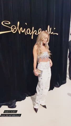 big tits cleavage rita ora gif
