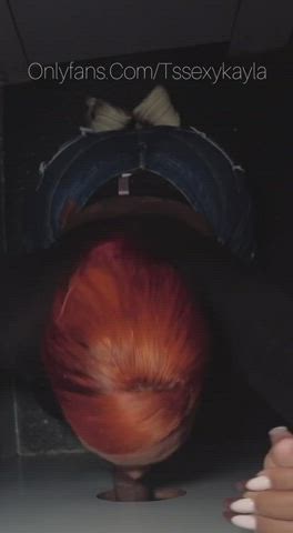 Big Ass Blowjob Ebony Trans gif
