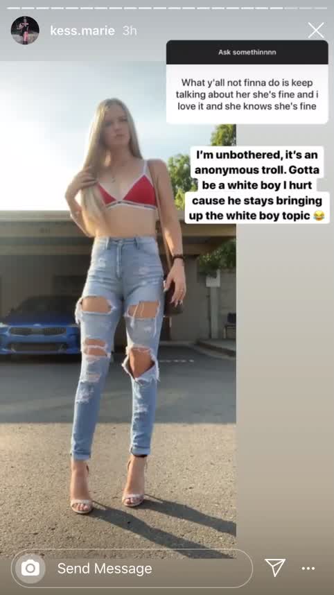 (Read) White chick that doesn’t hide the fact she dates black guys only