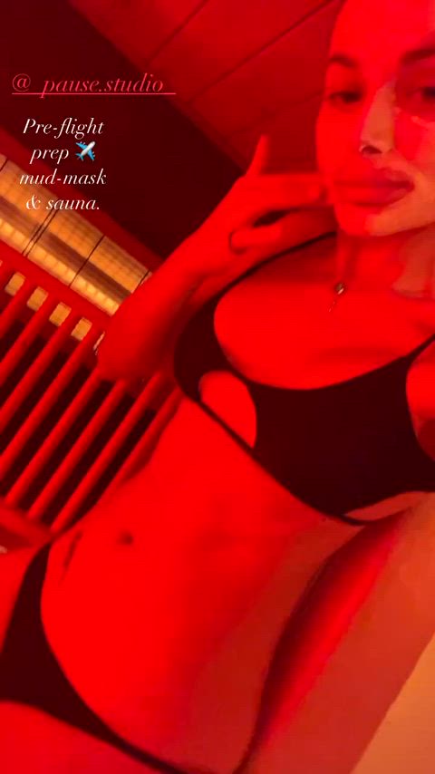 abs bikini tanned gif