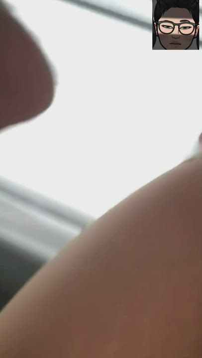 [f][18] Pulling my Japanese schoolgirl panties to the side and showing off my tight