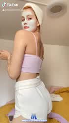 Babe Boobs Lingerie Redhead Small Nipples Small Tits TikTok gif