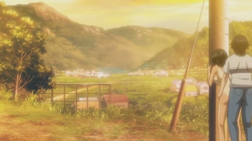 anime creampie doggystyle hentai huge tits nude tanlines gif