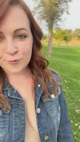 Boobs Flashing in public