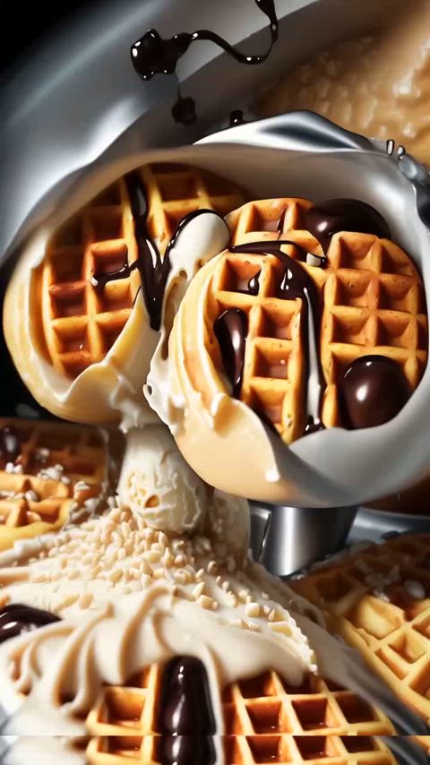 Chocolate and waffles anyone?